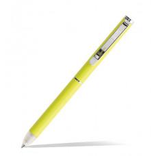 Ручка с резинкой Filofax Clipbook Ballpen Saffiano Fluoro Yellow