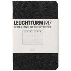 Адресна книга Leuchtturm1917 Суперміні Чорний