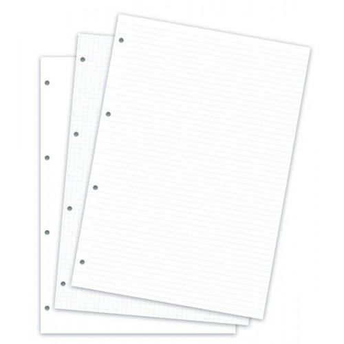 Комплект бланков ассорти: в клетку, линию, чистые листы Clipbook A4 White
