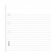 Комплект бланків Папір в лінійку Filofax A5 Білий