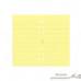 Комплект бланків Папір в лінійку Filofax Personal Жовтий