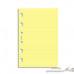 Комплект бланків Папір в лінійку Filofax A5 Жовтий