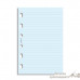 Комплект бланків Папір в лінійку Filofax Pocket Блакитний