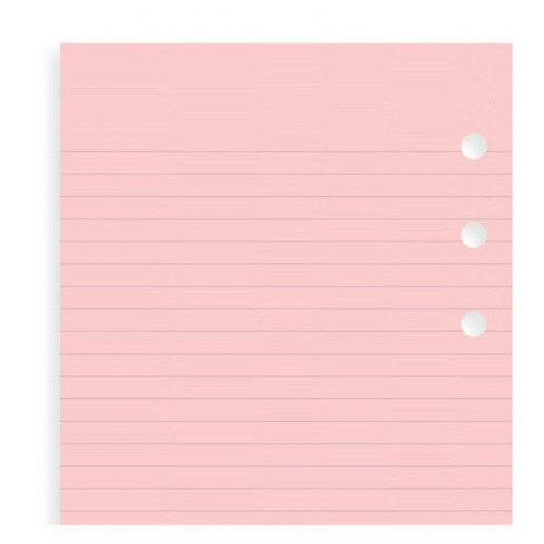 Бланки Filofax в лінійку Personal pink