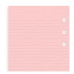 Бланки Filofax в лінійку Personal pink