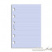Комплект бланків Папір в лінійку Filofax Pocket Лавандовий