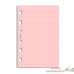 Комплект бланків Папір в лінійку Filofax Pocket Рожевий