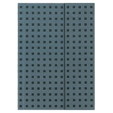 Блокнот Paper-Oh Quadro B5 Чисті аркуші Сірий на Чорному