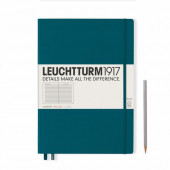 Блокнот Leuchtturm1917 Master Slim A4+ Тихоокеанський зелений Лінія