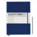 Блокнот Leuchtturm1917 Master Slim A4+ Крапки Темно-Синій