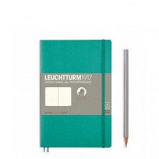 Блокнот Leuchtturm1917 Paperback B6 М'яка обкладинка Смарагдовий Чисті аркуші