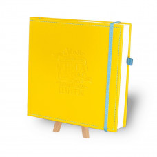 Кук-бук для запису рецептів "Книга кулінарних секретів спільно з Saveurs" Жовтий з блакитним
