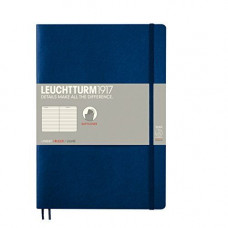 Блокнот Leuchtturm1917 Composition (B5), М’яка обкладинка, темно-синій, лінія