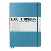 Блокнот Leuchtturm1917 Master Slim A4+ Твердий Клітина Холодний синій