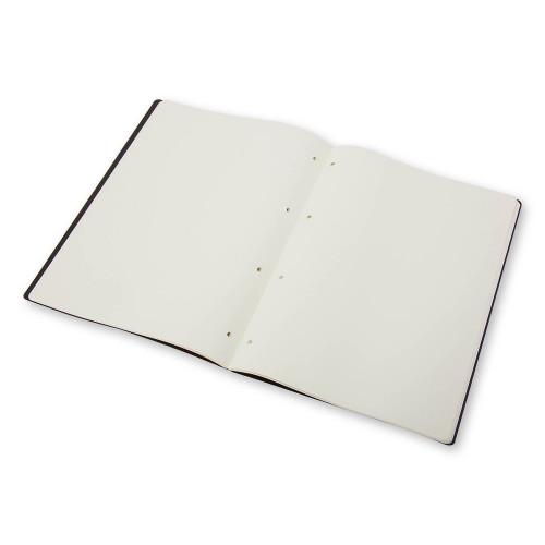 Блокнота з відривними аркушами Moleskine Folio A4 М'який Чисті аркуші Чорний