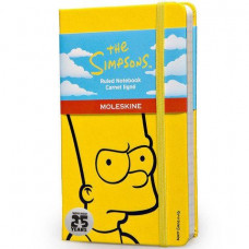 Блокнот Moleskine The Simpsons Кишеньковий B7 Твердий Лінія Жовтий