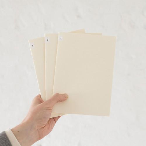 Набір тонких блокнотів (3 шт) MD Paper MD Notebook Light A5 Лінія