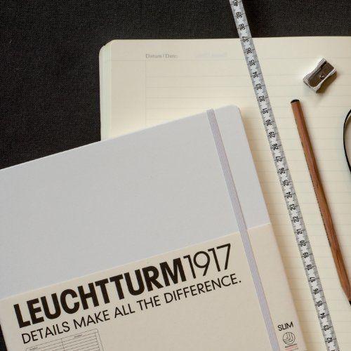 Блокнот Leuchtturm1917 Master Slim A4+ Твердий Лінія Антрацит
