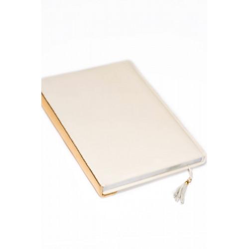 Щоденник Helper Book Білий із золотом