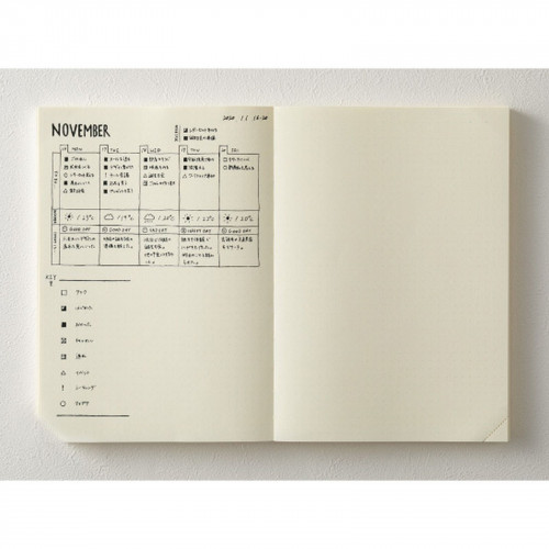 Недатований щоденник MD Paper MD Notebook Journal Codex A5 Крапка