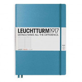 Блокнот Leuchtturm1917 Master Slim A4+ Твердий Лінія Холодний синій