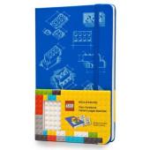 Блокнот Moleskine Lego Середній A5 Твердий Чисті аркуші Блакитний