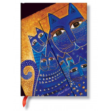 Блокнот Paperblanks Фантастичні Коти Середній B6 Лінія Среднеземноморские коти