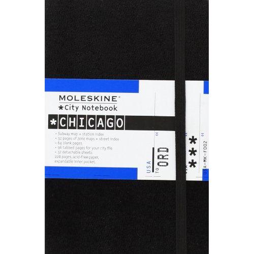 Блокнот Moleskine City A6 Чикаго Чорний