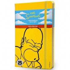 Блокнот Moleskine The Simpsons Середній A5 Твердий Лінія Жовтий