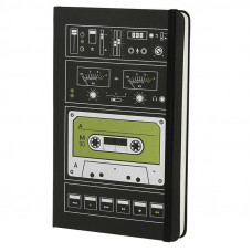 Блокнот Moleskine Audiocassette Середній A5 Твердий Чисті аркуші Чорний