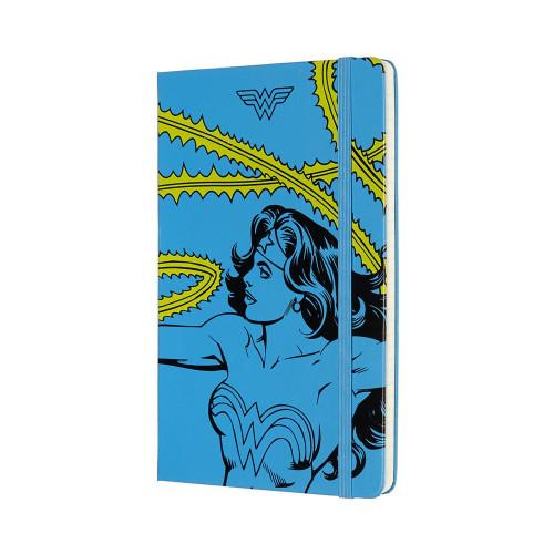 Блокнот Moleskine Wonder Woman Середній Лінія Блакитний