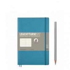 Блокнот Leuchtturm1917 Paperback B6 М'яка обкладинка Холодний синій Крапка