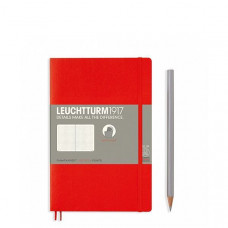 Блокнот Leuchtturm1917 Paperback B6 М'яка обкладинка Червоний Крапка