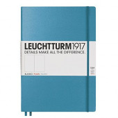Блокнот Leuchtturm1917 Master Slim A4+ Твердий Чисті аркуші Холодний синій