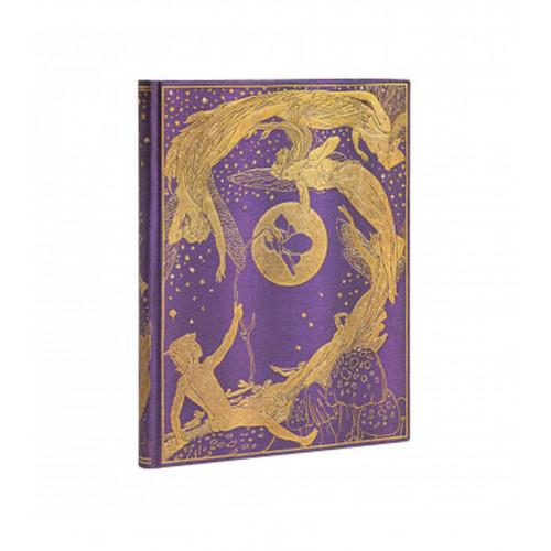 Блокнот Paperblanks Кольорові казки - Фіолетова фея Великий B5 Чисті аркуші