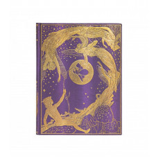 Блокнот Paperblanks Кольорові казки - Фіолетова фея Великий B5 Чисті аркуші 