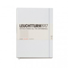 Блокнот Leuchtturm1917 Master Slim A4+ Клітка Білий