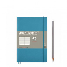 Блокнот Leuchtturm1917 Paperback B6 М'яка обкладинка Холодний синій Лінія