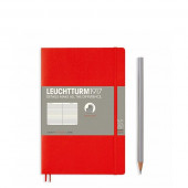 Блокнот Leuchtturm1917 Paperback B6 М'яка обкладинка Червоний Лінія