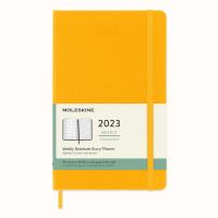 Щотижневик Moleskine 2023 Середній Твердий Жовтогарячий