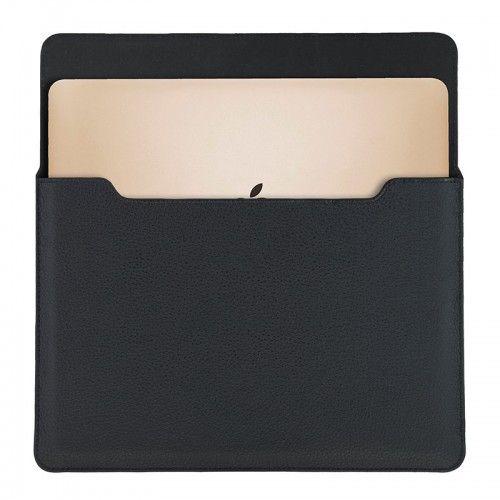 Шкіряний чохол-папка для MacBook Black Brier Pro13-Verona-nero