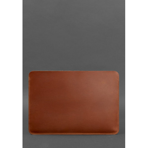 Горизонтальний шкіряний чохол для MacBook Air/Pro 13'' Світло-коричневий