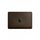 Горизонтальний шкіряний чехол для MacBook Air/Pro 13'' Темно-коричневий