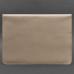 Шкіряний чохол-конверт BlankNote на магнітах для ноутбука Універсальний, Світло-бежевий