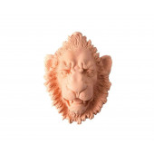 Настінний декор Голова лева Теракота