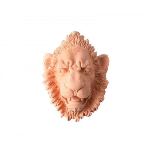 Настінний декор Голова лева Теракота