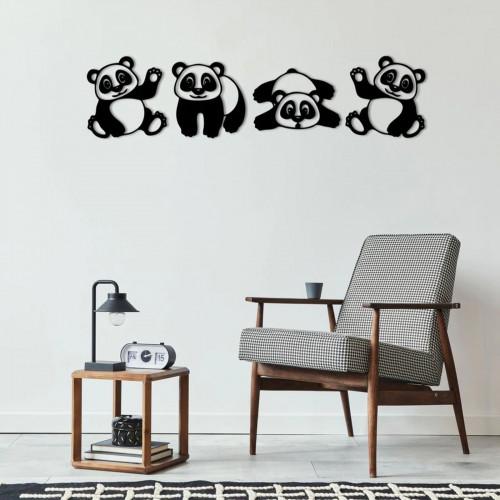 Дерев'яна картина Moku Design Panda Ясен 50 x 48 см