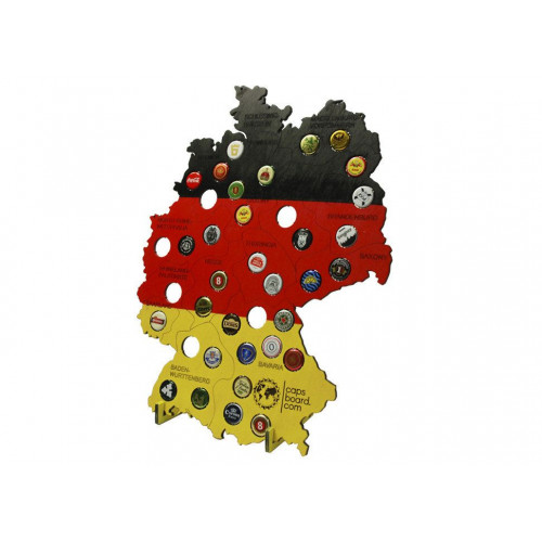 Карта Німеччини Capsboard Germany Colored