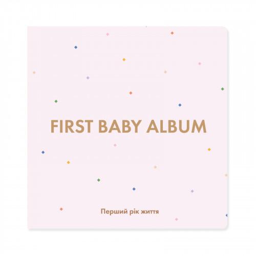 Фотоальбом First baby album Рожевий