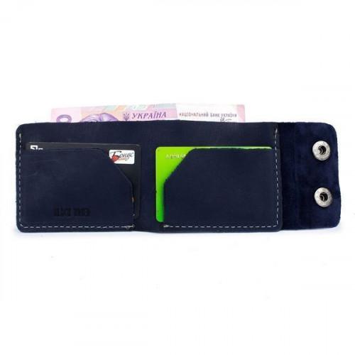 Тонкий шкіряний гаманець-портмоне Black Brier P-2-96